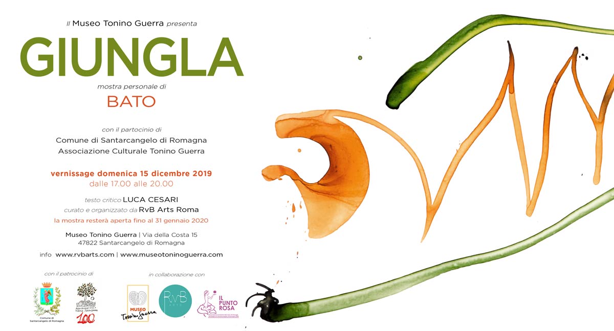 Giungla, mostra personale dell'artista Bato