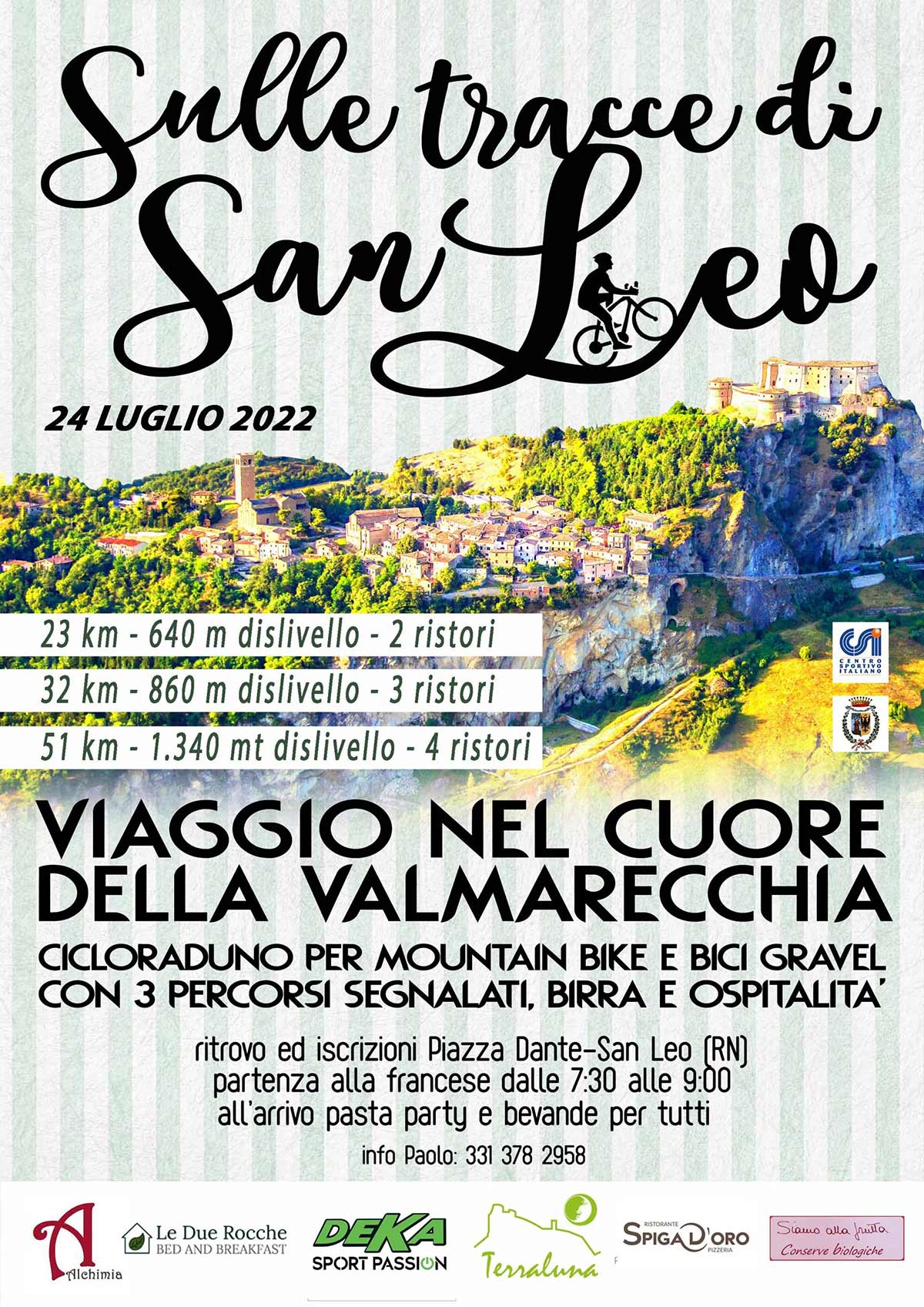 Sulle tracce di San Leo: escursione in MTB