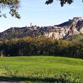Vista di San Leo da localitÃ  Boscara di Maiolo - foto di Daniele Suzzi