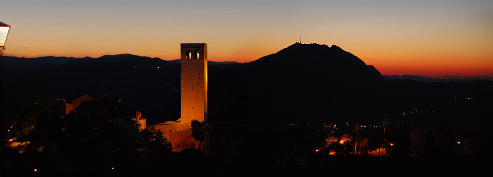 Tramonto da San Leo - foto di Daniele Suzzi